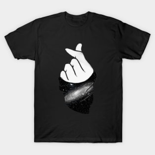 Milky way hand T-Shirt